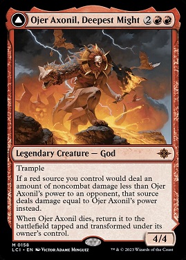 Ojer Axonil, Deepest Might // Temple of Power The Lost Caverns of Ixalan